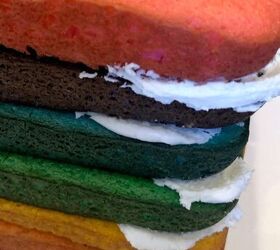 how to bake a rainbow layer cake