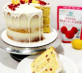 Easy Lemon Raspberry Cake