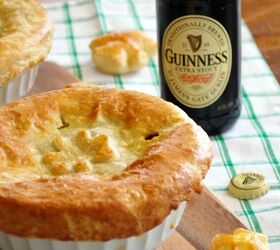 Beef and Guinness Pot Pie With Puff Pastry Shamrocks