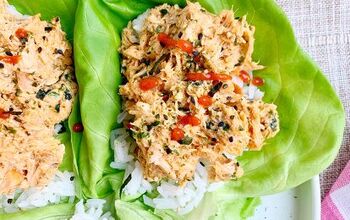 Spicy Salmon Lettuce Cups
