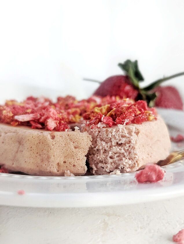 high protein strawberry crunch cake healthy solo recipe