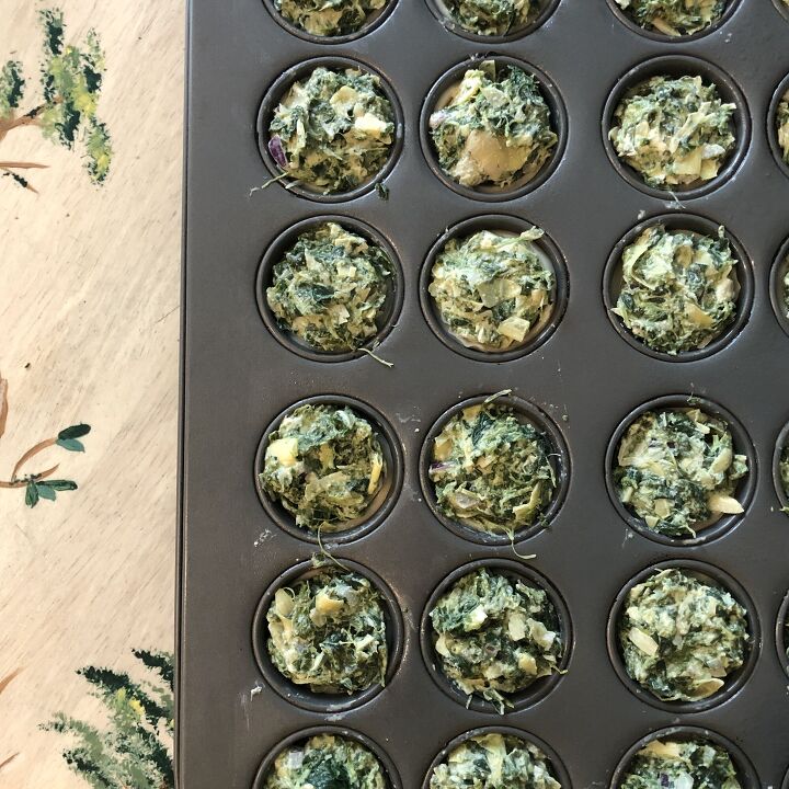 spinach and artichoke tartlets