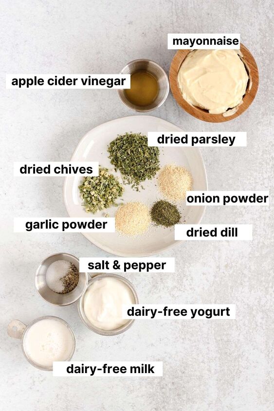 easy dairy free ranch dressing