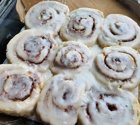 These cinnamon rolls are perfect for when you're in a time crunch but want a freshly baked treat