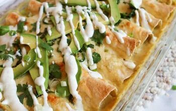 White Chicken Enchiladas
