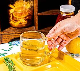 Easy Rosemary Herbal Tea With Fermented Honey