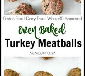 oven baked turkey meatballs