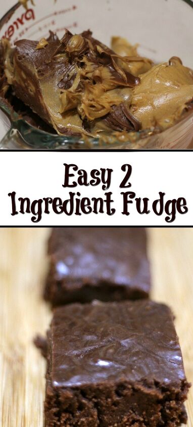 2 ingredient fudge a simple dessert