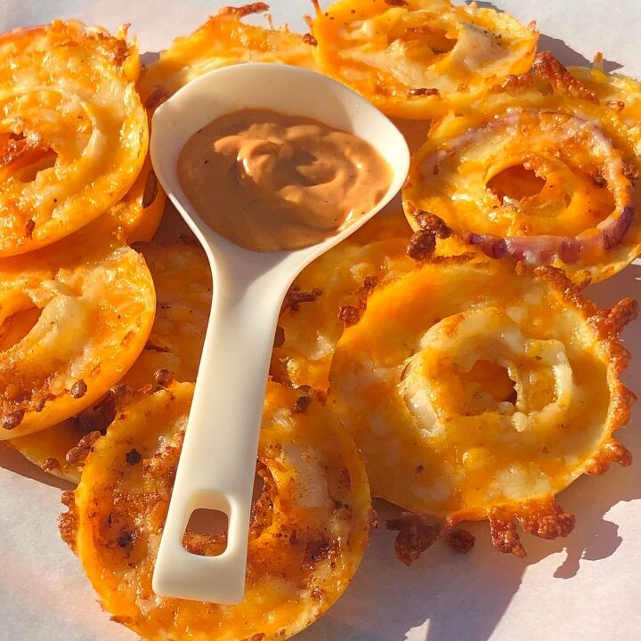 easy keto onion rings with cheese, Cheesy Keto Onion Rings So delicious