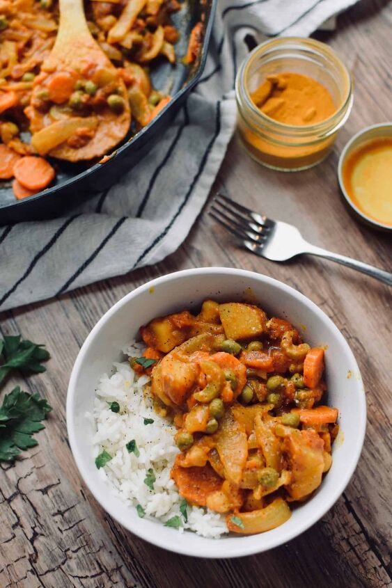 easy chickpea curry with coconut milk