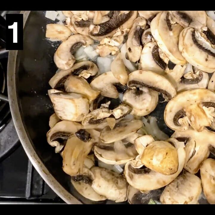 one pan beef with creamy mushroom sauce