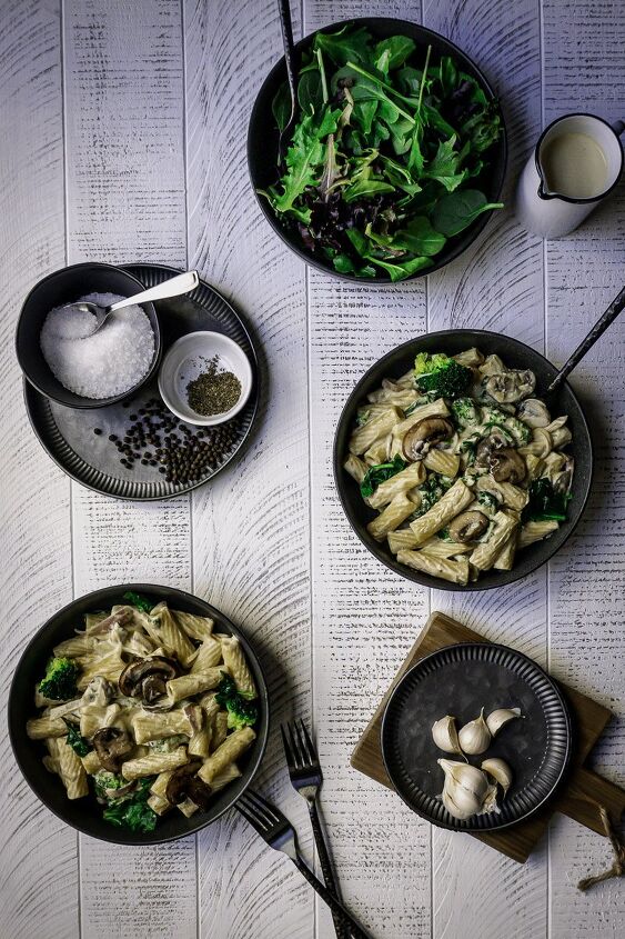 creamy vegan alfredo pasta