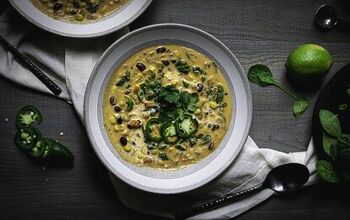 Vegetarian Creamy Corn and Black Bean Soup