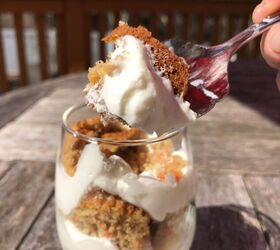 easy weight watcher carrot cake muffin recipe, Carrot Cake Muffin Breakfast Parfait can you say Delish