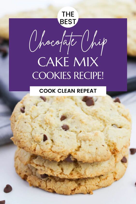 chocolate chip cake mix cookies