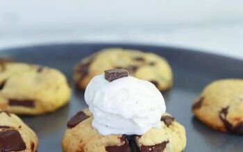 Ganache-filled Dark Chocolate Chunk Cookies