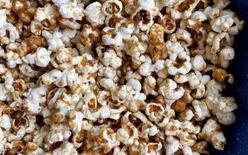 3 INGREDIENTS HEALTHY CARAMEL POPCORN