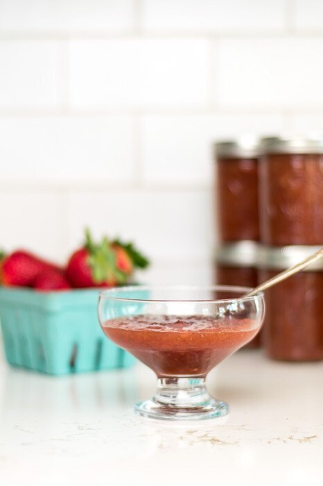 strawberry rhubarb jam recipe no pectin