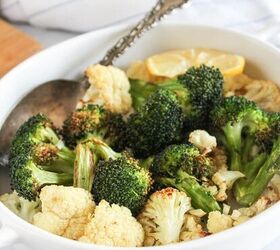 Air Fryer Broccoli and Cauliflower