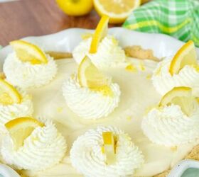 Creamy Lemon Pie - The Chunky Chef