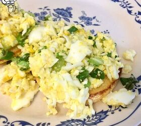 Double Cooked Spring Onions and Eggs