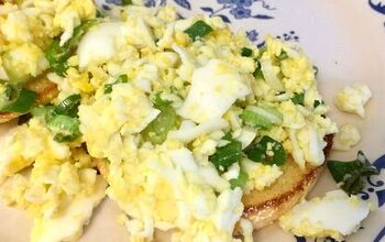 Double Cooked Spring Onions and Eggs