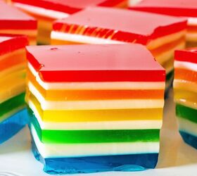 layered rainbow jello