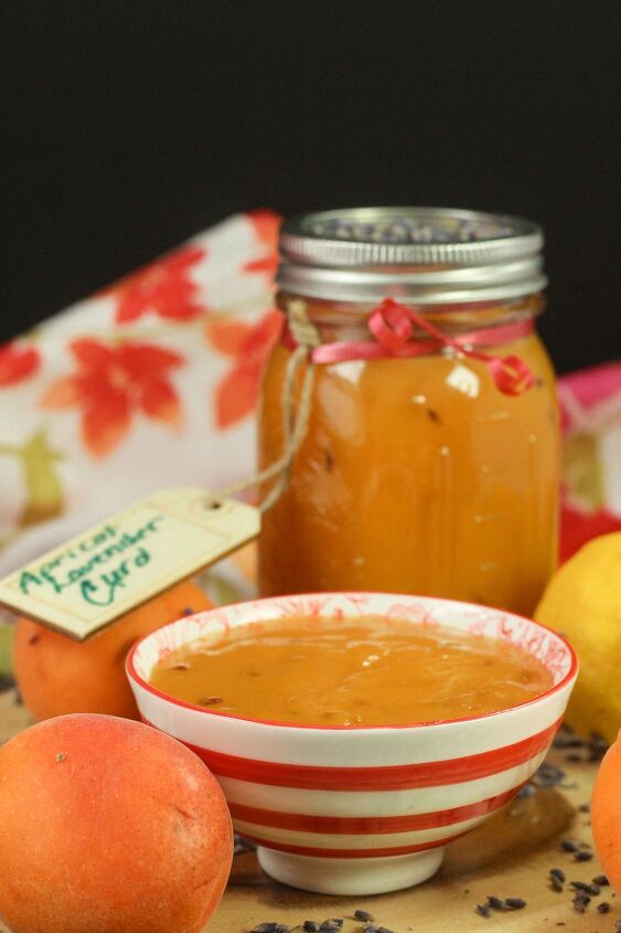 apricot curd with lavender