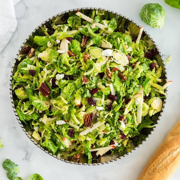 recipes that can help you fall asleep at night, 6 Shredded Brussels Sprouts Salad