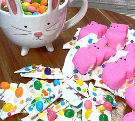 Easy Easter Candy Bark Recipe With Peeps