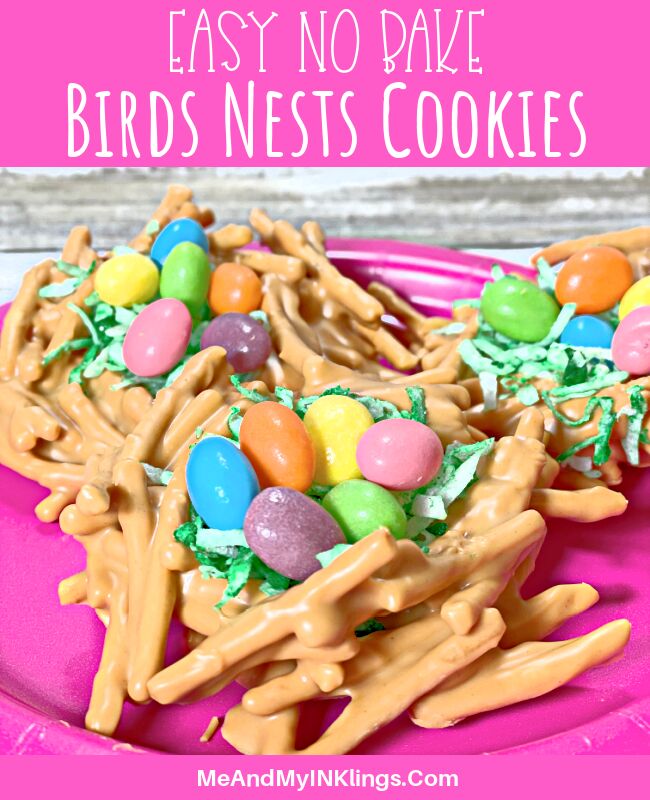easy and fun no bake birds nest cookies recipes