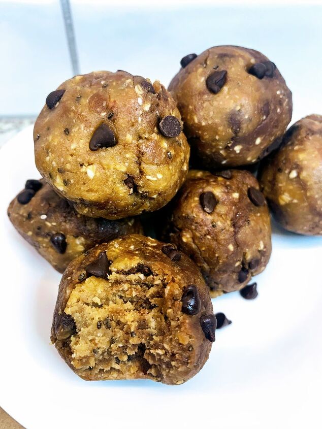 cookie dough protein balls