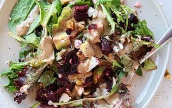 Roasted Beet & Goat Cheese Salad With Avocado