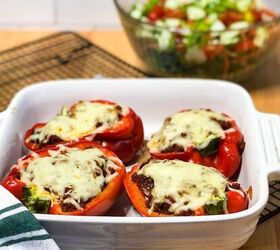 Low Carb Pizza Stuffed Peppers