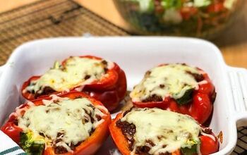 Low Carb Pizza Stuffed Peppers