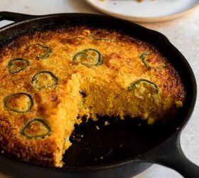 cheesy gluten free cornbread skillet, This cheesy skillet is the perfect dish to bring to potlucks Super Bowl parties or backyard barbecues