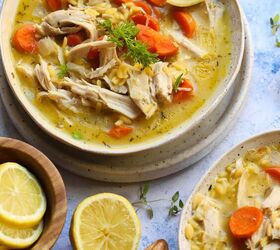 gluten free lemon orzo soup, In just 45 minutes this one pot soup is ready to be enjoyed