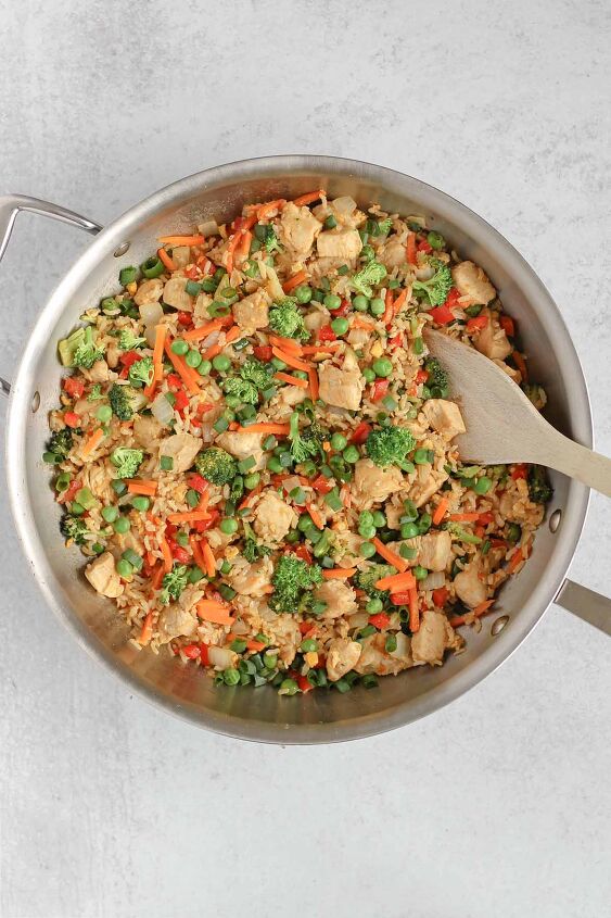 healthy chicken fried rice