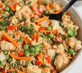 healthy chicken fried rice