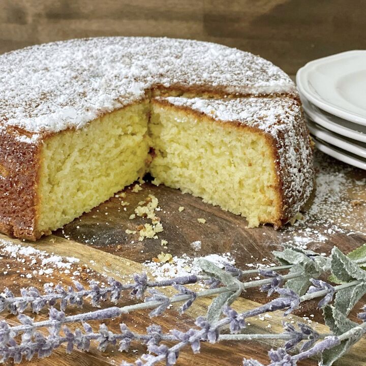 lemon and lavender cake
