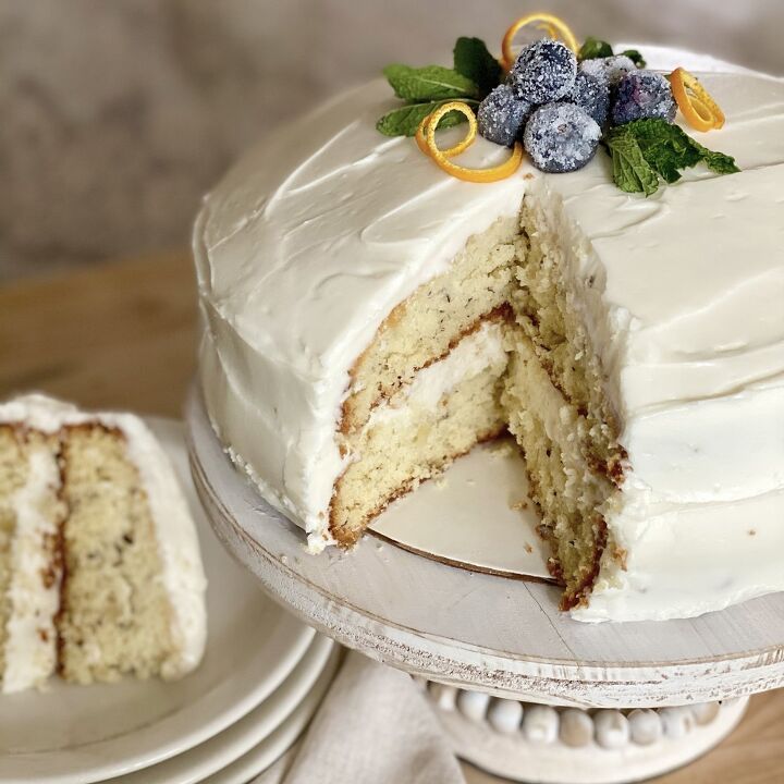 lemon and lavender cake