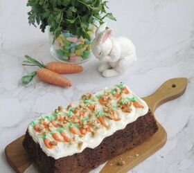 Carrot Loaf Cake With Cream Cheese Frosting