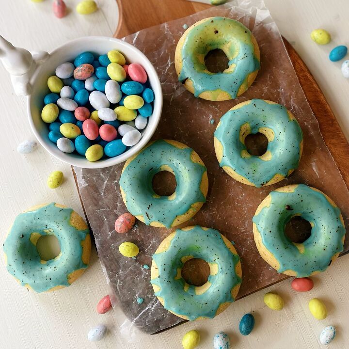 robin s egg speckled doughnuts dairy free