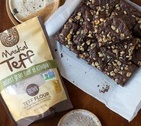 Gluten Free Vegan Teff Brownies Made With Teff Flour