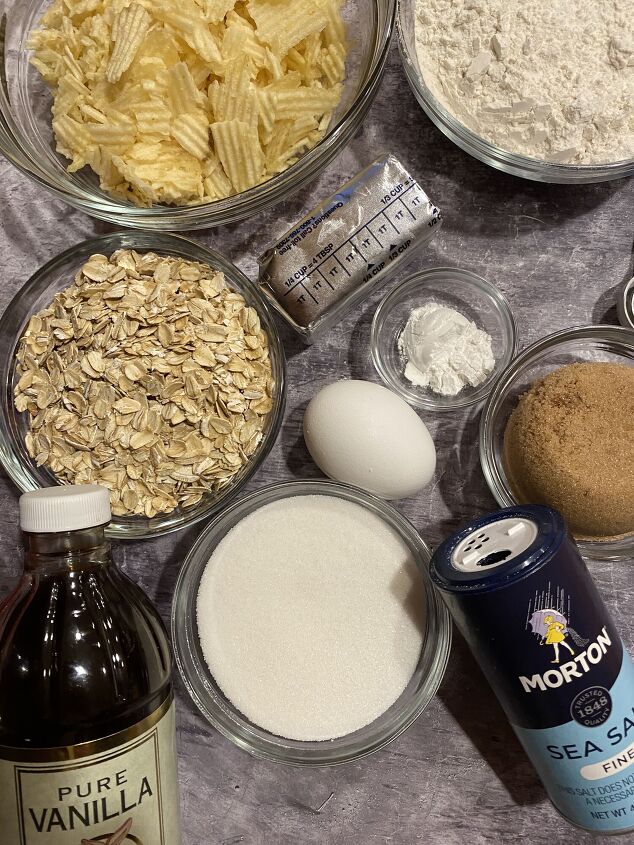 potato chip cookies, Take a look at these ingredients