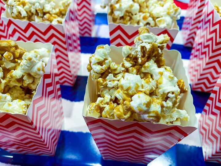 this oven caramel corn recipe is super easy to make and oh so good