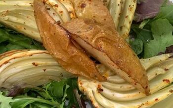 Roasted Fennel and Pears With Green Goddess Vinaigrette