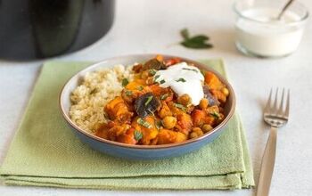 Sweet Potato and Chickpea Slow Cooker Tagine