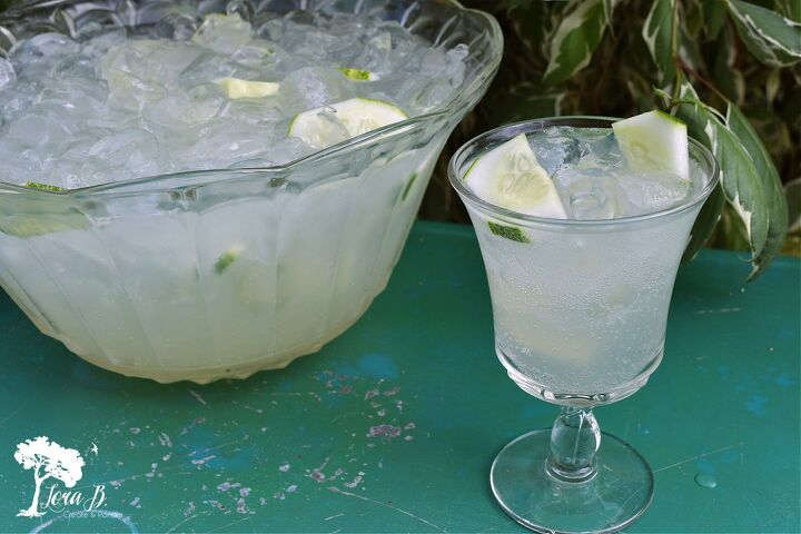 delicious cucumber lime punch