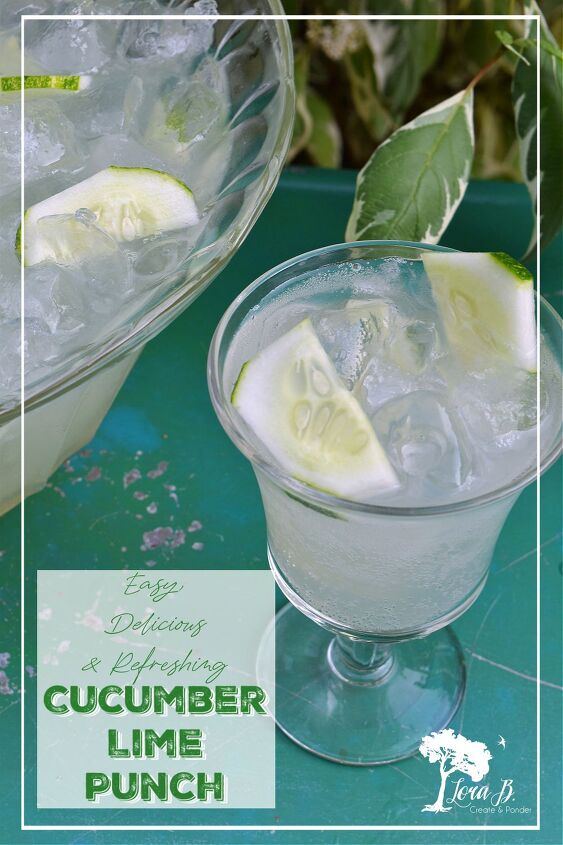 delicious cucumber lime punch